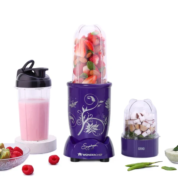 Nutri Blend 2500W 2 Jar with Sipper - Purple