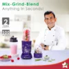 Nutri Blend 2500W 2 Jar with Sipper - Purple - Image 2
