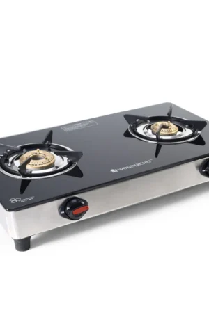 Galaxy 2 Burner Auto Cooktop | 6mm Toughened Glass | Piezo Auto Ignition