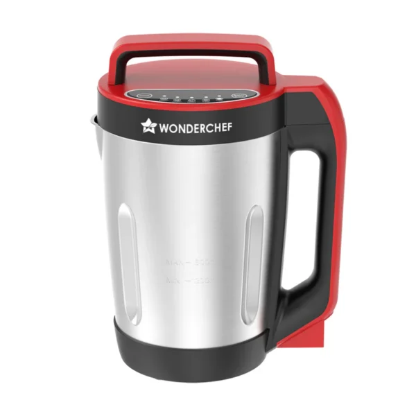 NEO Automatic Soup Maker | 1.6 Litre | 900W Heater |  5 Pre-Set Functions | Red | Black