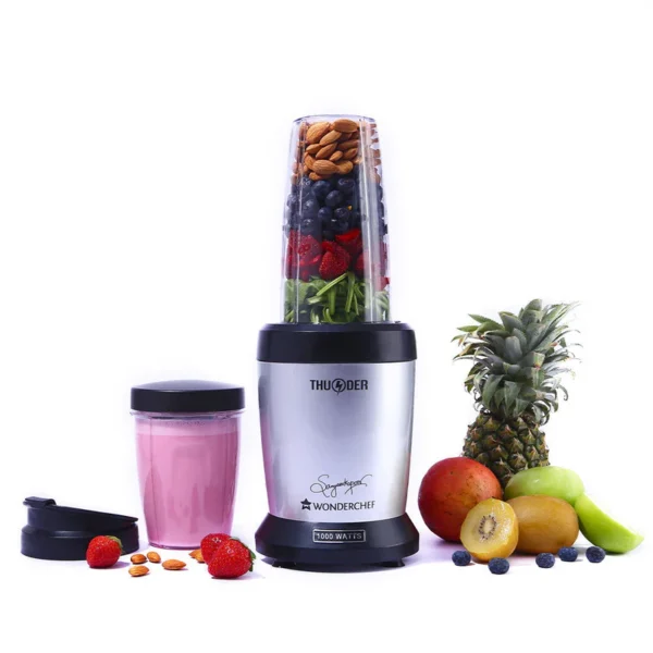 Nutri Blend Thunder 1000W 2 Jar - Silver
