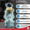 Nutri Blend 2500W 2 Jar with Sipper - Snowflakes - Image 4