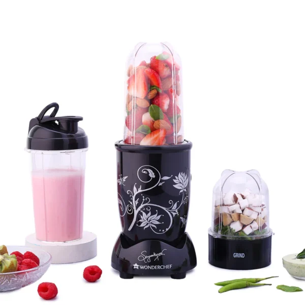 Nutri Blend 2500W 2 Jar With Sipper - Black
