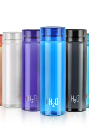 H2O Round PET, Set Of 6 Assorted 1000 ml Each