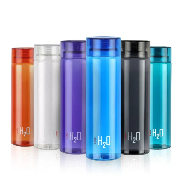 H2O Round PET, Set Of 6 Assorted 1000 ml Each