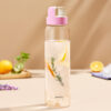 Neo Borosilicate Glass Bottle - Pink Lid - 1L - Image 8