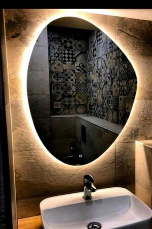 New bathroom mirror