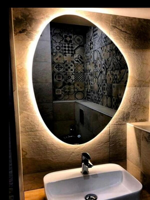 New bathroom mirror