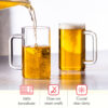 Borosil Beer Mug, Set of 2 - 500ml - Image 3