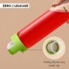 Neo Borosilicate Glass Bottle - Green Lid - 1L - Image 9