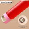 Neo Borosilicate Glass Bottle - Pink Lid - 1L - Image 6