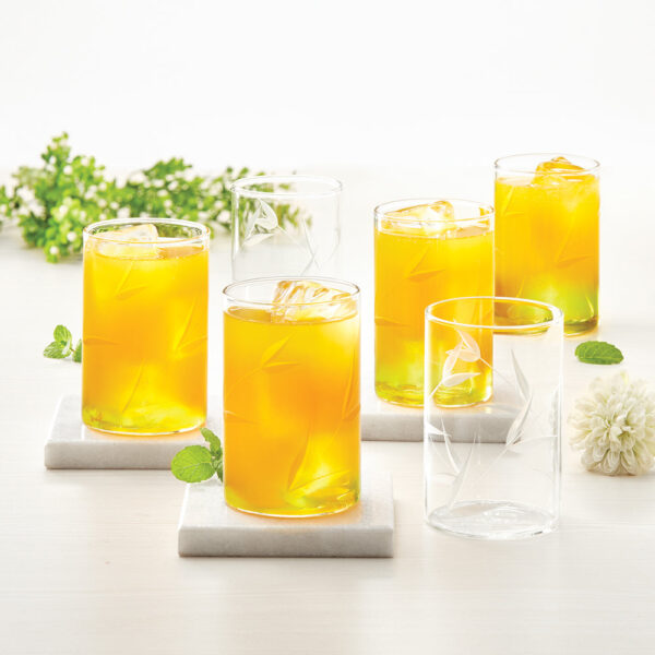 Borosil Bouquet Glass, Set of 6 - 350 ml