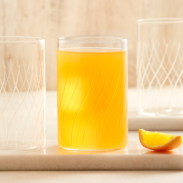Borosil Cascade Glass, Set of 6 -350 ml