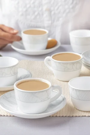 Larah By Borosil Ivy Cup n Saucer Set