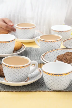 Larah By Borosil Kosmia Cup n Saucer Set