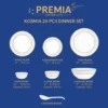Larah By Borosil Kosmia Dinner Set-29 pc - Image 4