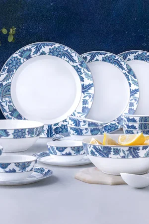 Larah By Borosil New Iris Dinner Set-29 pc