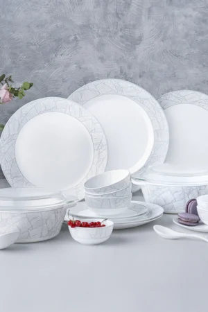 Larah By Borosil Ivy Dinner Set