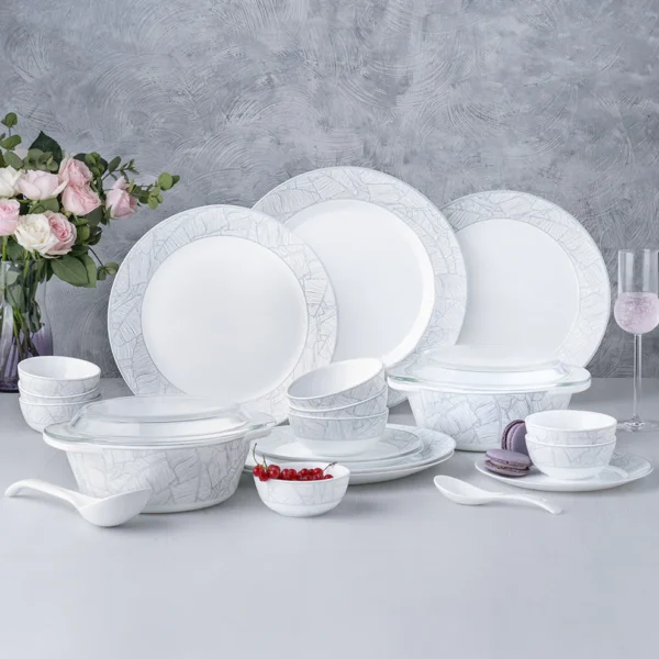 Larah By Borosil Ivy Dinner Set