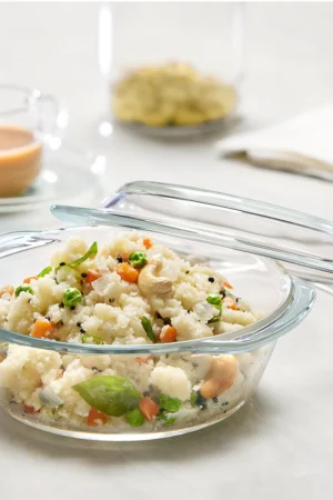 Borosil Round Casserole w Lid -700 ml