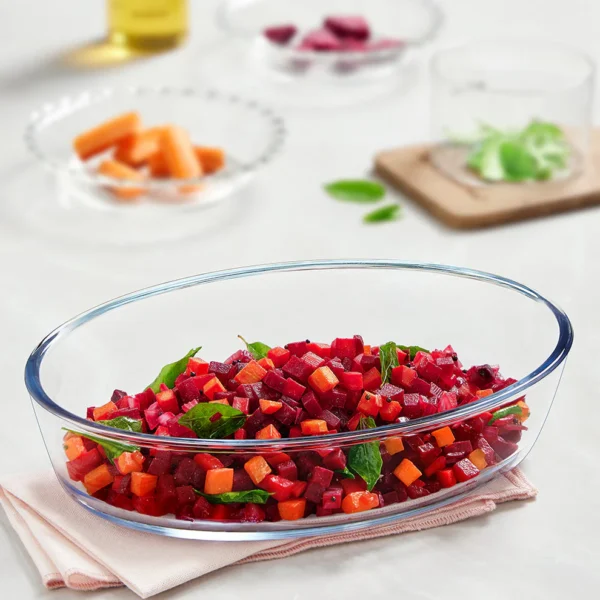 Borosil Oval Baking Dish-1.6 L