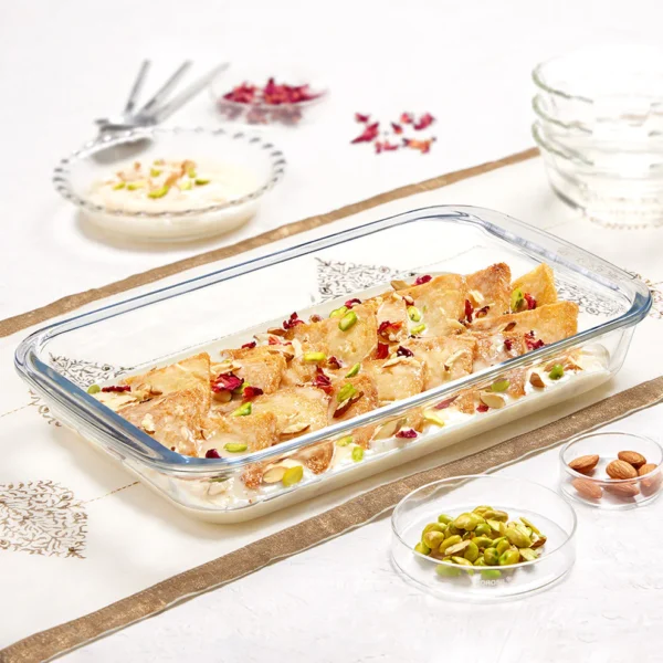 Borosil Deep Rectangular Dish-2.2 L