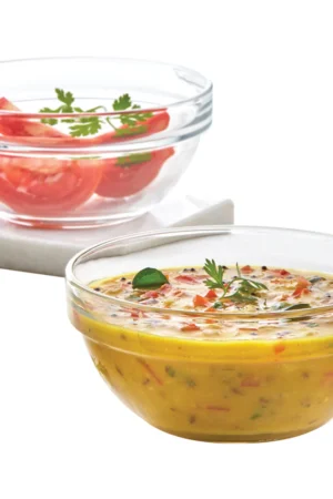 Borosil Stackable Serving Bowls-370 ml