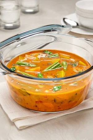 Borosil Deep Round Casserole-1.75 L