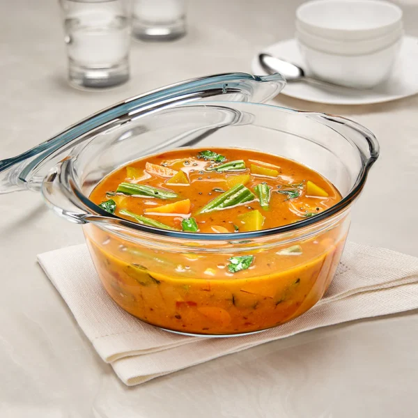 Borosil Deep Round Casserole-1.75 L