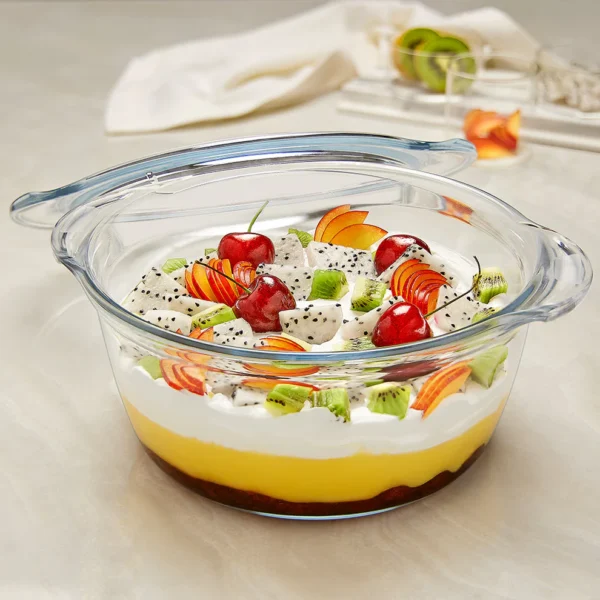 Borosil Deep Round Casserole-2.5 L