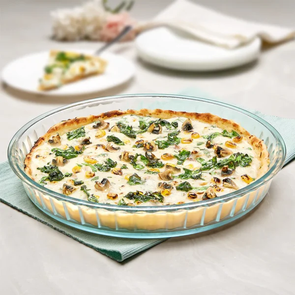 Borosil Fluted Baking Dish-1.2 L