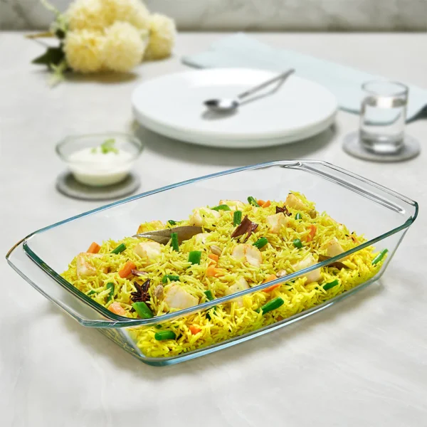 Borosil Deep Rectangular Dish-3 L