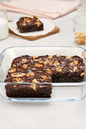 Borosil Square Baking Dish w handle-800 ml
