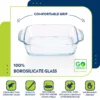Borosil Square Baking Dish w handle - Image 3