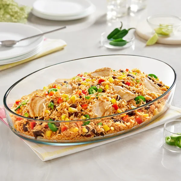 Borosil Oval Baking Dish-4 L