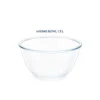 Borosil Mixing & Serving Bowl, White Lid 1.3 L - Image 2