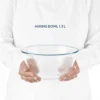 Borosil Mixing & Serving Bowl, White Lid 1.3 L - Image 3