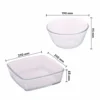 Borosil Serving Set: Bowl + Dish(1.3 L,1.6 L) - Image 2
