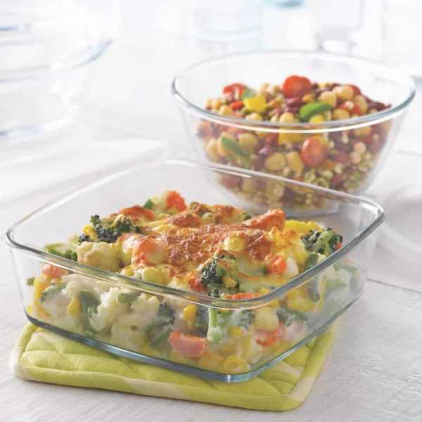 Borosil Serving Set: Bowl + Dish