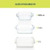Borosil Square Baking Dish w handle - Image 4