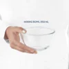 Borosil Mixing & Serving Bowl, White Lid 350 Ml - Image 3
