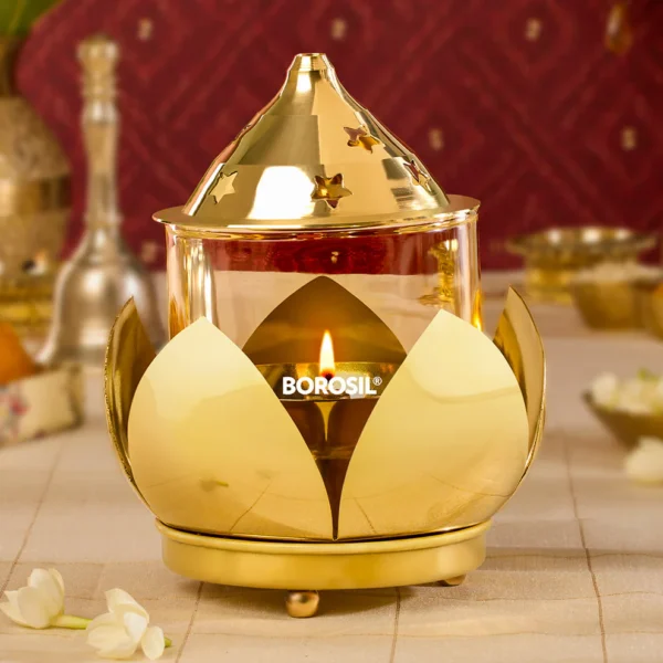 Borosil Shubh Akhand Diya - Medium