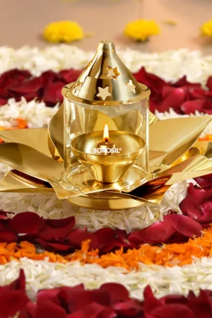 Borosil Kamal Akhand Diya - Small