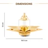 Borosil Kamal Akhand Diya - Small - Image 2