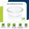 Borosil Round Cake Dish-1.4 L - Image 3