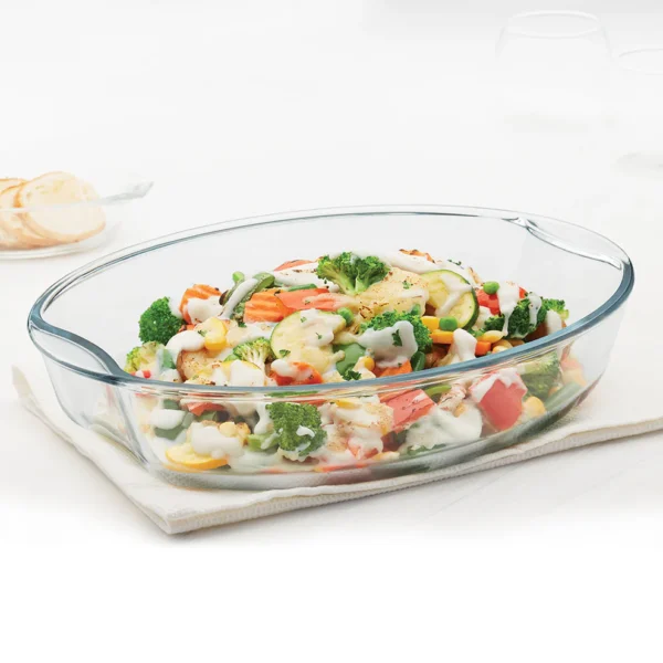 Borosil EasyGrip Oval Baking Dish-2.5 L