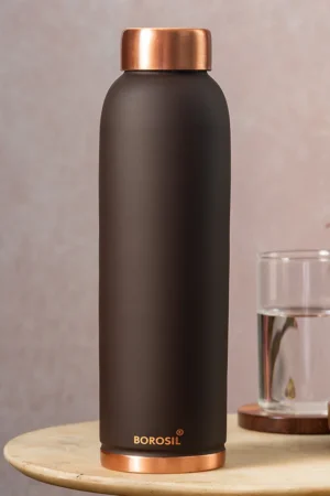 Borosil Eco Copper Bottle, Brown