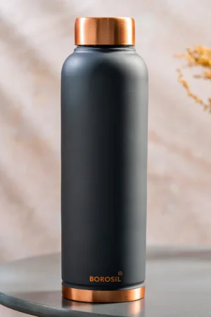 Borosil Eco Copper Bottle, Grey