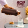 Borosil Eco Copper Bottle, Brown - Image 3