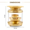 Borosil Brass Diffuser Medium - Image 2